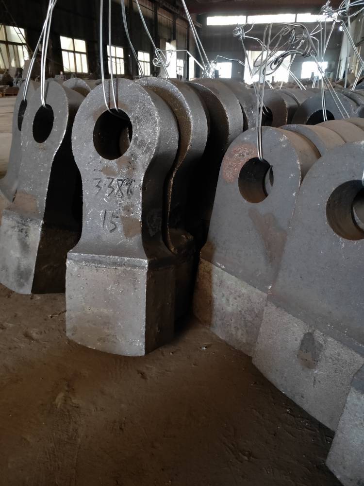 廠家定制高鉻制砂機錘頭 粉碎機耐磨配件 錘式破碎機鍛造錘頭高鉻雙金